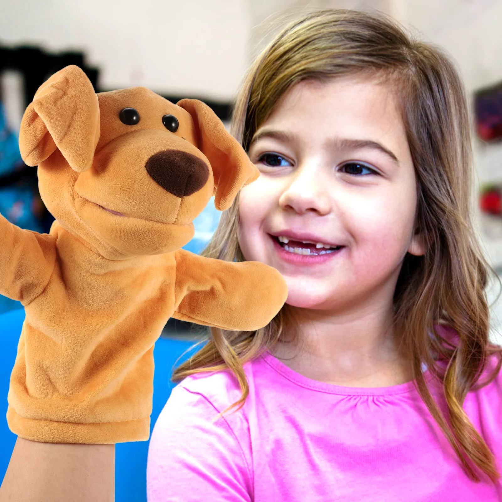 

Dog Hand Puppet Educational Hand Puppet Story Telling Decorative Hand Puppet