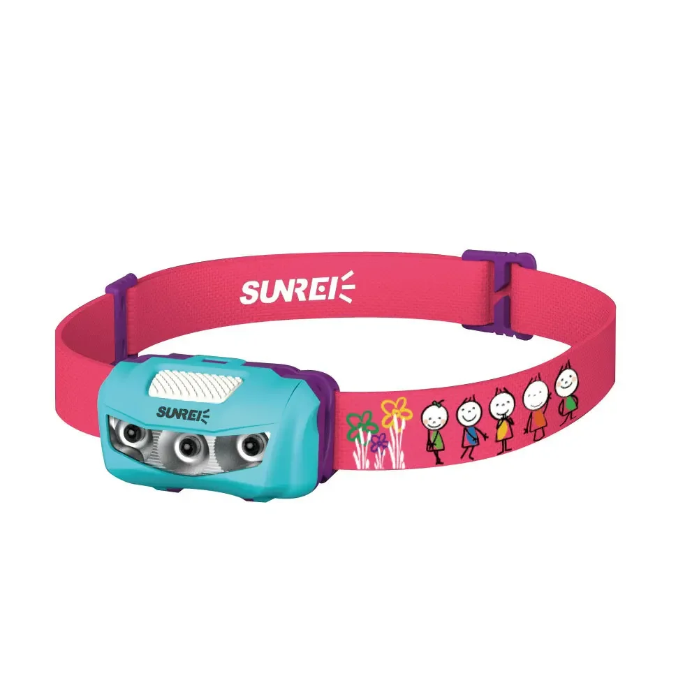 Shanlishi Children's Outdoor Headlight Headworn Night Running LED Mountaineering Camping Light Summer Camp Waterproof Headlight