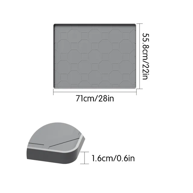 Fashion Explosion, Silicone Pet Pad Wear-resistant and Scratch-resistant Pet Placemat Easy To Clean Cat Litter Pad 6