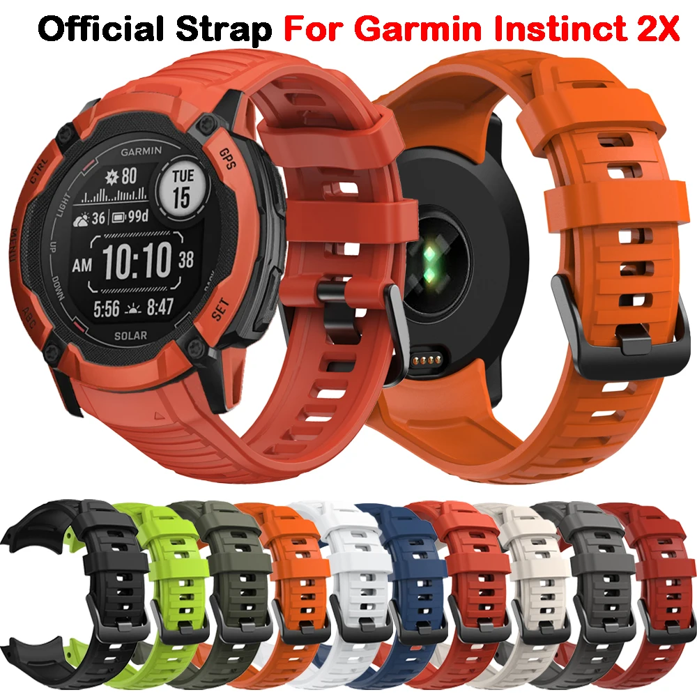 

Official Silicone Band For Garmin Instinct 2X Smartwatch Watchband for Garmin Instinct 2X Solar Wrist Straps Replace Bracelet