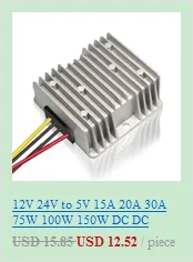 Description Picture 2 of itemDC 12V 24V to DC 5V 3A 5A 10A 15A Transformer Voltage Regulator Converter Step Down Buck Module Power Supply for LED Car Solar