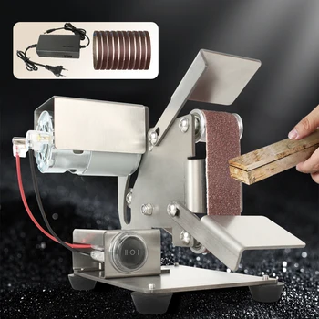 TUNGFULL Mini Belt Grinding Machine Tool Sharpening Machine Sanding Grinding Electric Sander Home Diy Polisher Machine 1