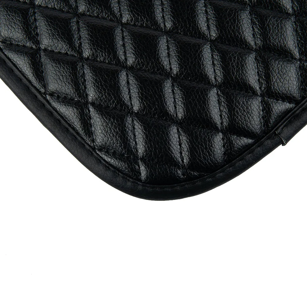 

1x Cover Box Pad Car Armrest Center Console Accessories Black PU Leather Universal 30x20cm Breathable Comfortable