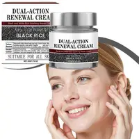 Crème de renouvellement à double Action effaçable à la kératine, riz noir et blanc, réparation apaisante, barrière cutanée, hydratant en profondeur pour tous les Types de peau 3