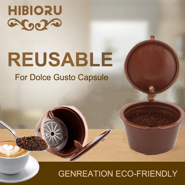 Dolce Gusto Reusable Coffee Machine Capsules - Refillable Coffee