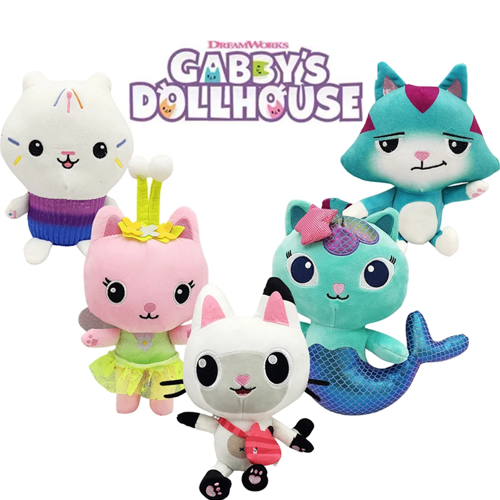 Gabby Dollhouse Pillow Cat Plush Gabby Dollhouse Cakey Cat Plush