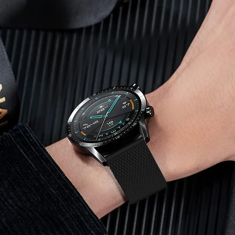 Premium Metal Band with Protective PC Case for Smartwatch - 40mm/44mm