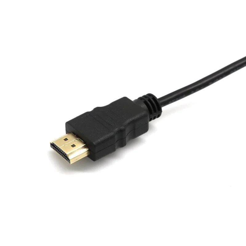 1.8 M HDMI-compatible Cable To VGA 1080P HD with Audio Adapter Cable HDMI-compatible TO VGA Cable