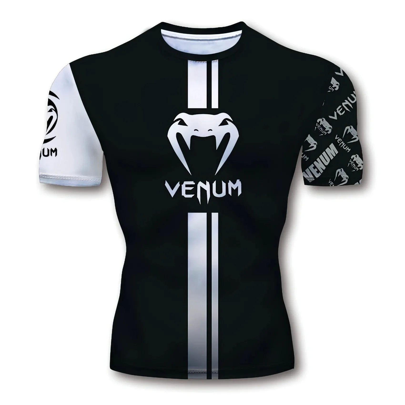

2024 Verão Novos Homens T-shirt Boxe Training Shirt Manga Curta 3D Imprimir Top T-shirt O Pescoço Ginásio Camisola Casual
