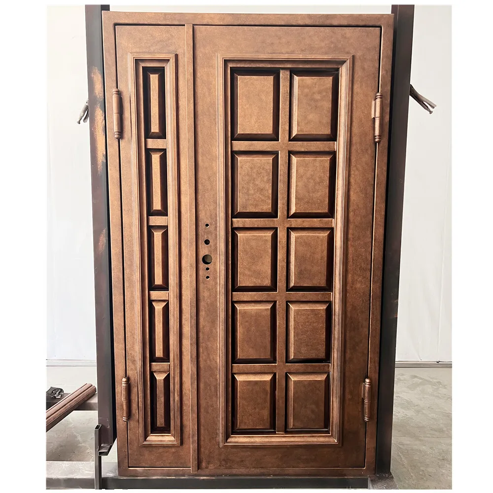 

Luxury Design Black Wrought Iron Exterior Entrance Main Door Home Interior Doors Front Doors for House Entry