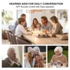 Self-Fitting OTC Hearing Aids, Mild to Moderate Hearing Loss,Bluetooth Hearing Aid with Invisible Fit Noise Support 3