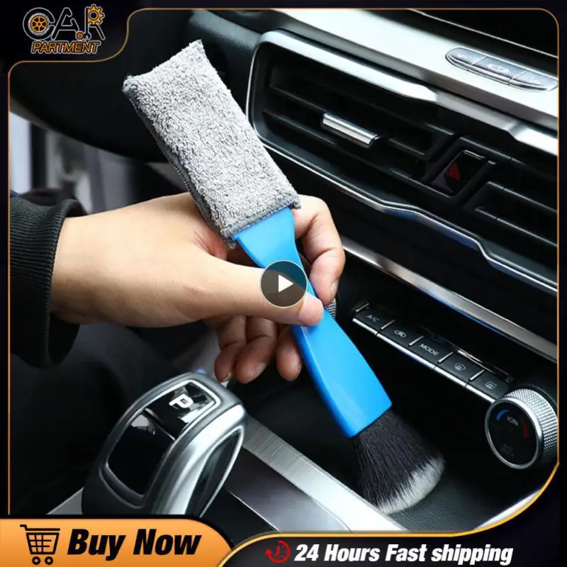 

Car Detailing Brush Interior Air Conditioning Outlet Cleaning Brush Dashboard Keyboard Dust Sweeping Tool Auto Accessories