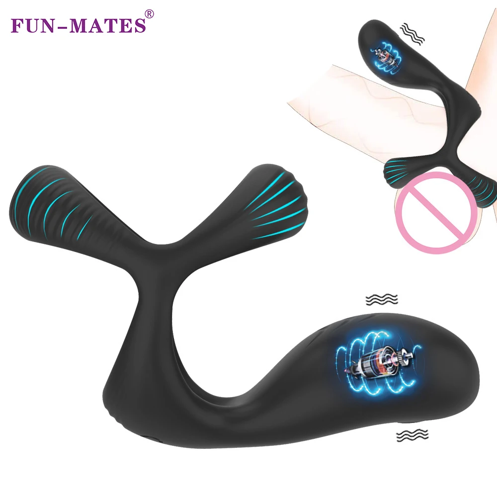 Vibrating Scrotum Ring For Men With Prostate Massager Features_voghion.com