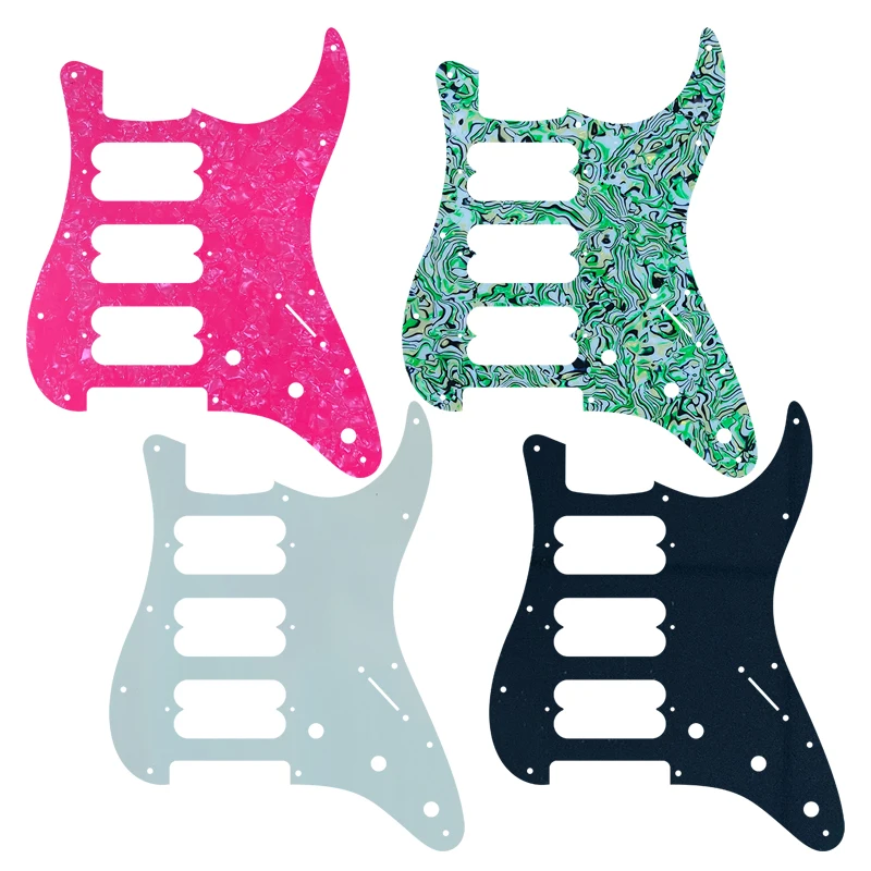 Fei Man Fender Hh Humbucker Strat Battipenna Per Chitarra, 11 Fori, Battipenna Per Percorso P-90, Standard Americano E Messicano