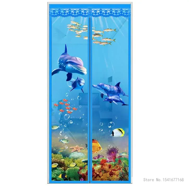 Magnetic Screen Door Curtain, Anti Mosquito Net, Insect Fly Bug Curtains, Automatic Closing Mesh, Summer