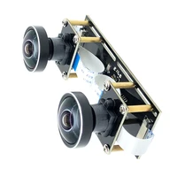 5-мегапиксельная панорамная стерео веб-камера видеонаблюдения «рыбий глаз» с двумя объективами, 30 кадров в секунду, USB-модуль камеры для 3D VR, бинокль с синхронизацией виртуальной реальности — изображение 3