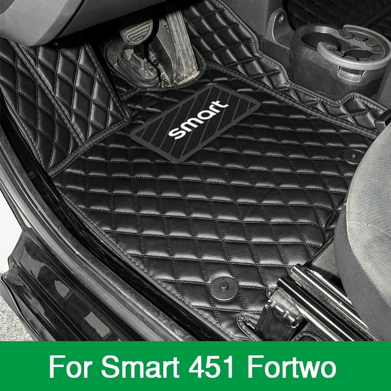 

Car Styling Modified Accessories Decoration Foot Mats Interior Protection Floor Mat Foot Cushion For Mercedes Smart Fortwo 451