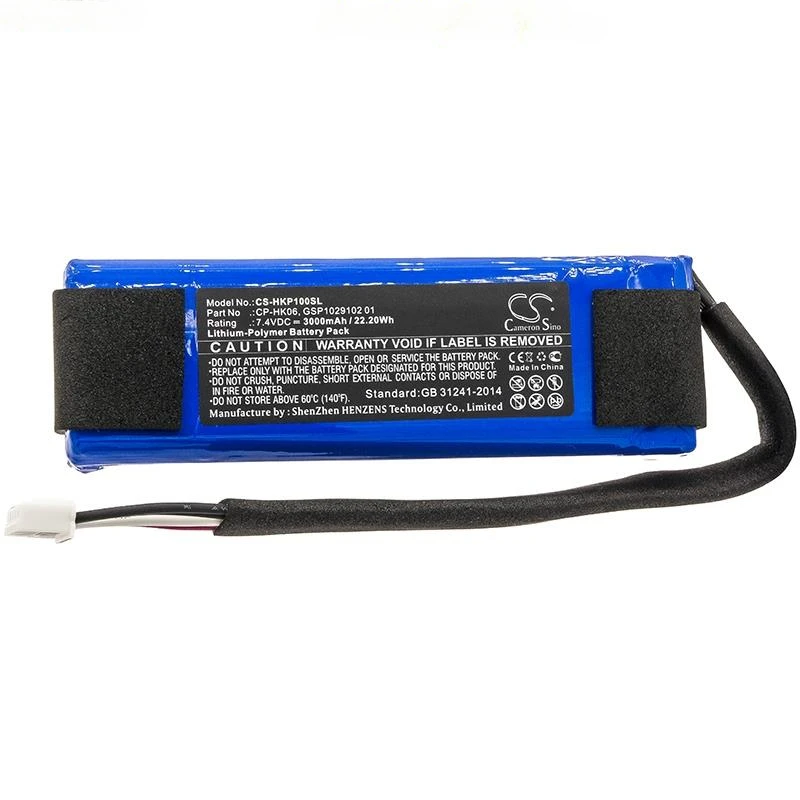 

Cameron Sino 3000mAh Battery CP-HK06 GSP1029102 01 for Harman/Kardon Go Play, Go Play Mini