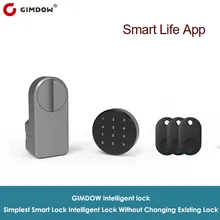 

GIMDOW Third Generation Smart Password Electric APP control Bolt Bluetooth Lock