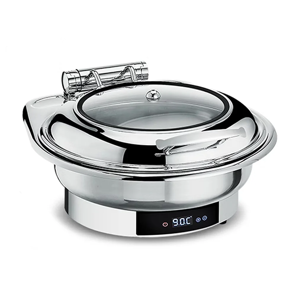 

YITIAN Restaurant Service Equipment Stainless Steel Electric Cooker Buffet Plane Chafing Dish Food Warmer Set