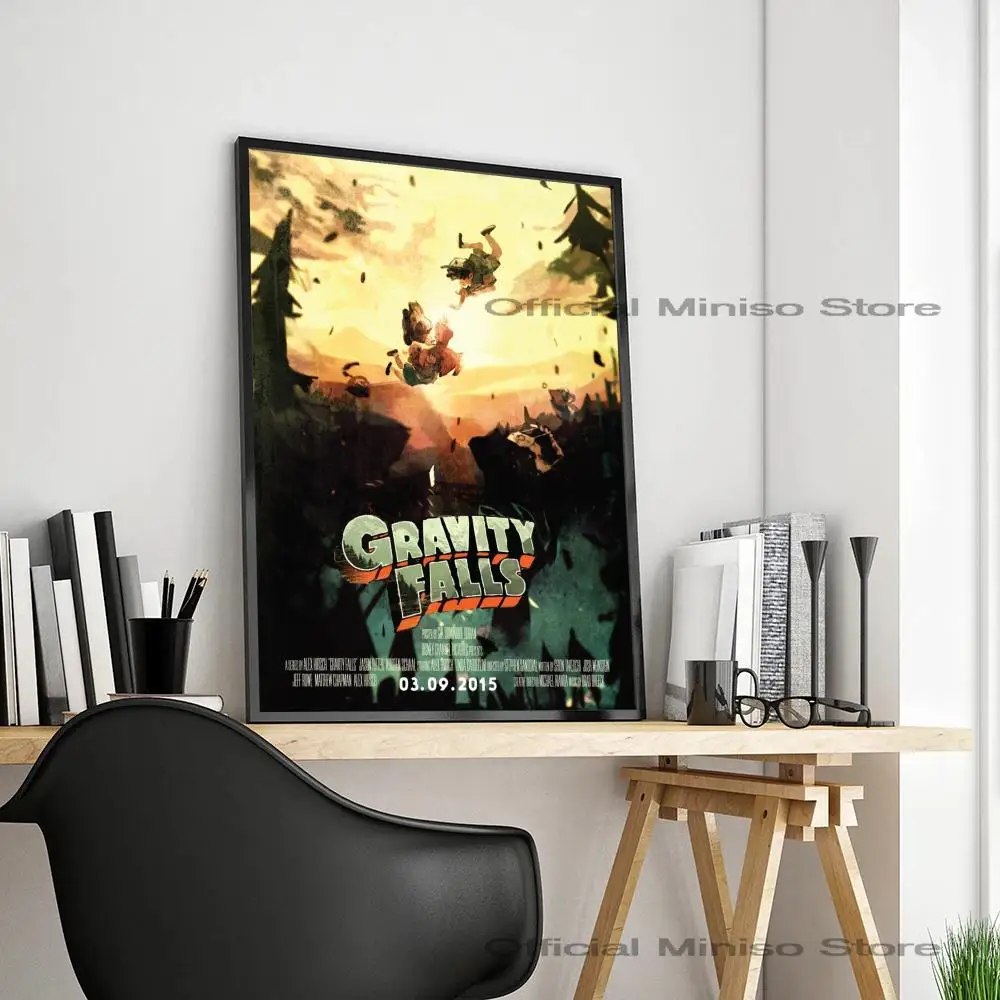 Clássico Gravity Creek Poster de Filme, Arte Auto-adesiva, Papel Adesivo  Impermeável, Café, Casa, Bar, Quarto, Decoração da Parede, 1pc - AliExpress, image size:1000x1000