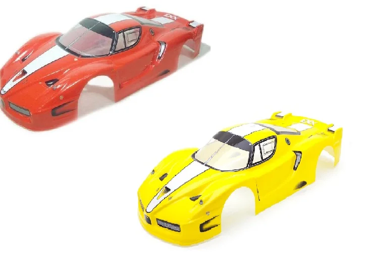 

Ewellsell 1:10 автомобиль с радиоуправлением 1/10 ПВХ корпус 190 мм №: 002 красный/желтый
