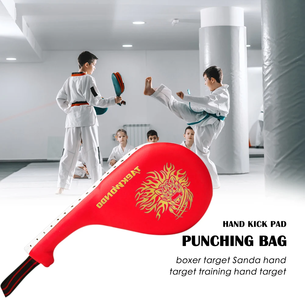 Taekwondo Foot Target  Sanda Training Kick Pad Children Martial Arts Muay Thai Boxing Accessories Foot Kickboxing