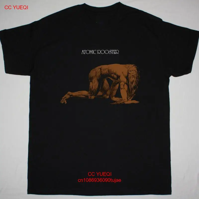 Футболка мужская черная хлопчатобумажная с надписью на тему амоника петуха и смерти, размеры от S до 5XL, DA44