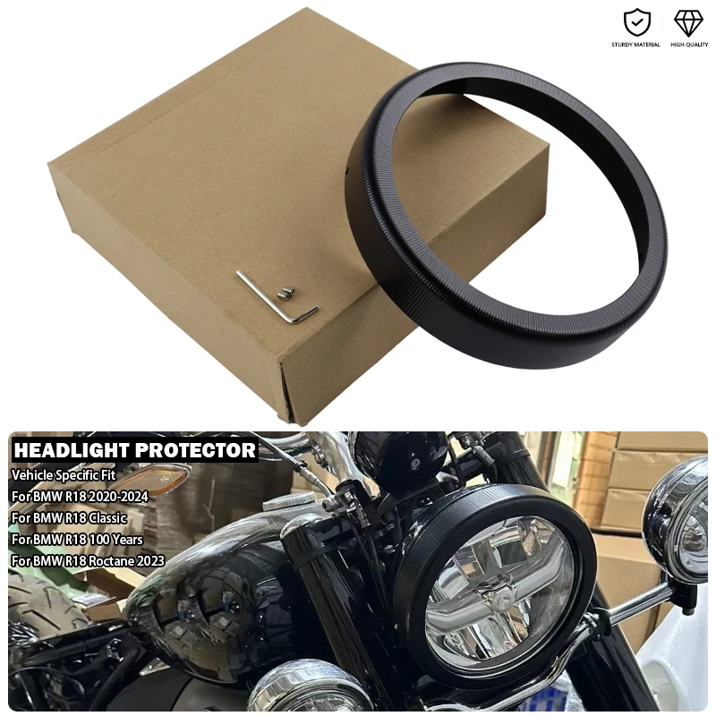 Motorcycle-Headlight-Protector-Head-Lights-Protection-Cover-Trim-Rings ...