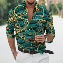  Luxury Shirts For Men Slim Fit Designer Clothing Long Sleeve Shirts Male Evening Dress Tops 5xl Casual V Neck Oversized T-Shirts 