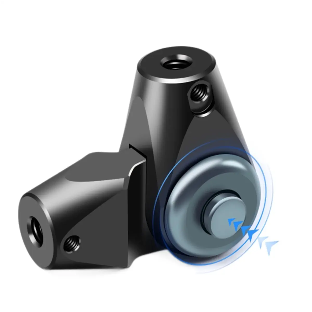 N05R 메탈 1/4 어댑터 SLR 카메라 사진 촬영 범용 짐벌 삼각대 핸드 컨버터 180 ° 고정형 스크린용 회전 기능