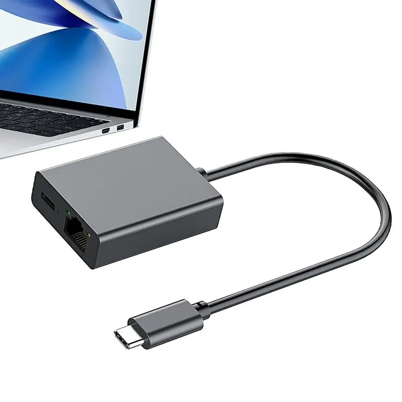Plug And Play Ethernet Adapter Ethernet To USB Adapter 1000 Mbps USB For Laptop
