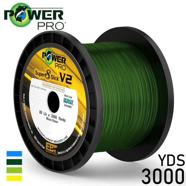 3000YDS POWER PR0 8 Strands Braided Fishing Line Multifilament PE Line 30LB-120LB  Lure Wire Sea Fishing Saltwater for Pesca - AliExpress