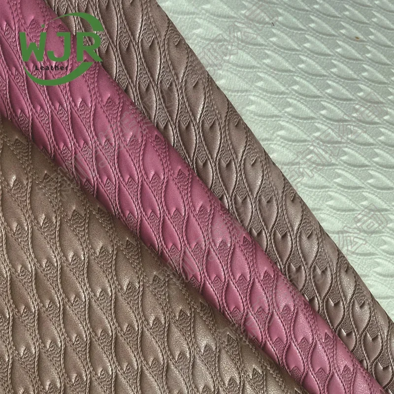 Metallic Matte Leather Embossed Fabric Cotton Velvet Bottom Simulation Print Bag Shoe Clothing Material PU Leather