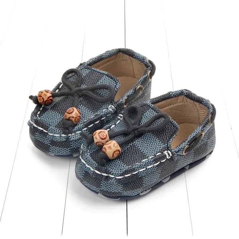 Korean Babi Moccasins for Non-slip First Walkers Toddler Loafers Baby Girls Boys Crib Shoes