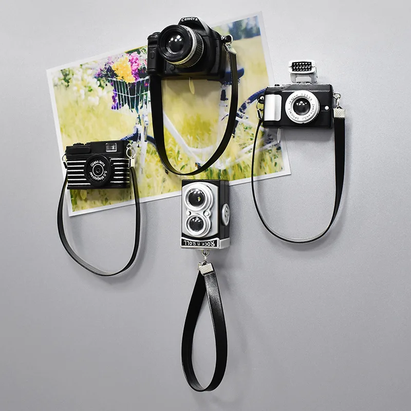 3d Threedimensional Refrigerator Sticker Retro Cute Camera