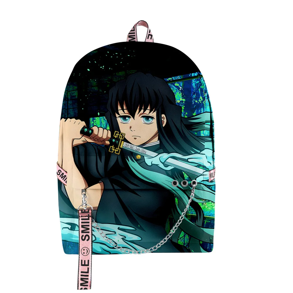Popular Youthful School Bags Unisex Anime Kpop Humor Travel Bags 3D Print Oxford Waterproof Notebook Shoulder Backpacks