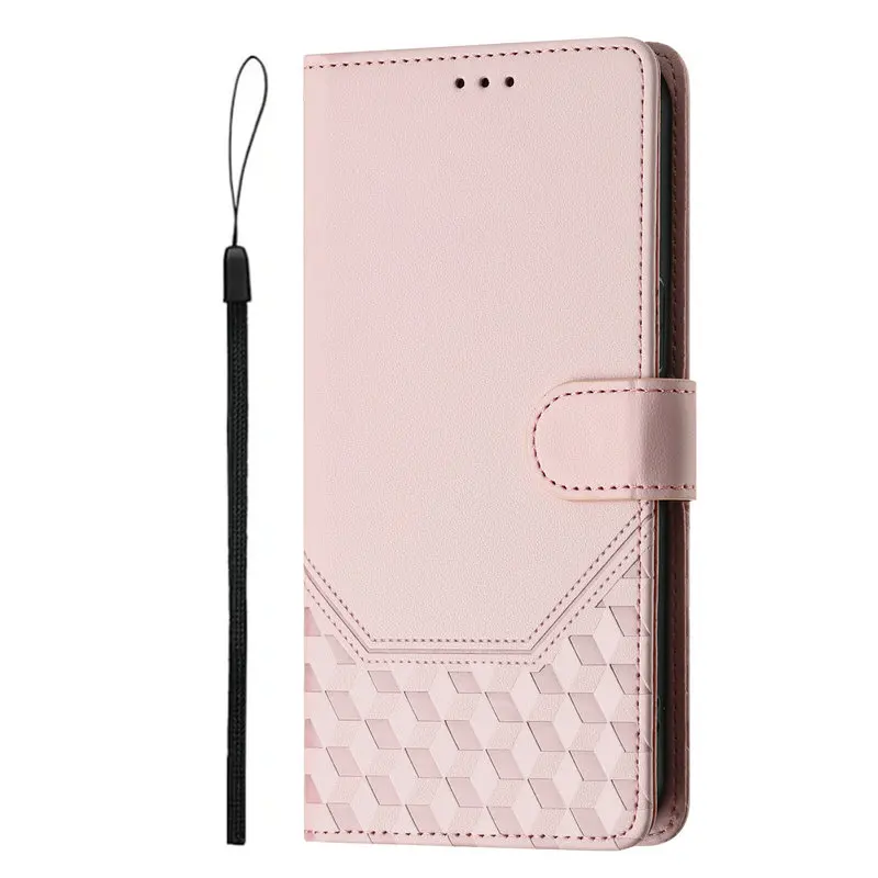 Luxury Leather Texture Wallet Flip Case with RFID Protection