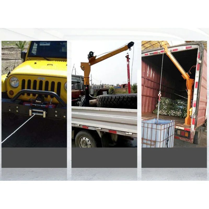 Electric Winch, Electric winch 12v-24v car electric hoist off-road vehicle self-help household small wire rope hoist