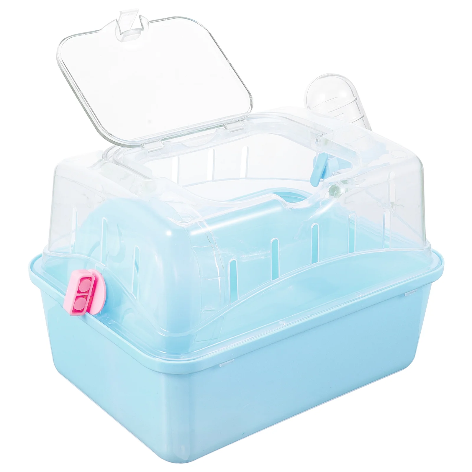 

Small Animal Cage Portable Outdoor Carrier Travel Hamster Cage Handles Hedgehog Hamster Rat Bearded Dragon Ferret