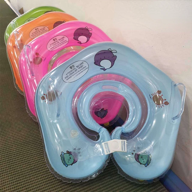Summer Newborn Swimming Inflatable Neck Ring Baby Special Swimming Equipment Children's Double Balloon Swimming Ring Props 1