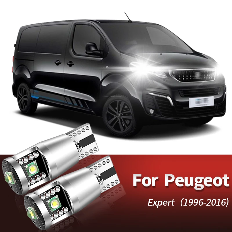 2X Ha Condotto La Luce Di Liquidazione W5W T10 Per Peugeot 1007 107 206 207 306 307 Cc Sw 4007 4008 407 508 607 807 Bipper Tepee Expert Partner
