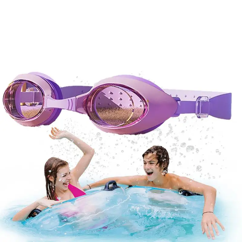 

Детские водные очки, мягкие силиконовые очки для плавания высокого разрешения, удобные нескользящие, эластичные, для дайвинга