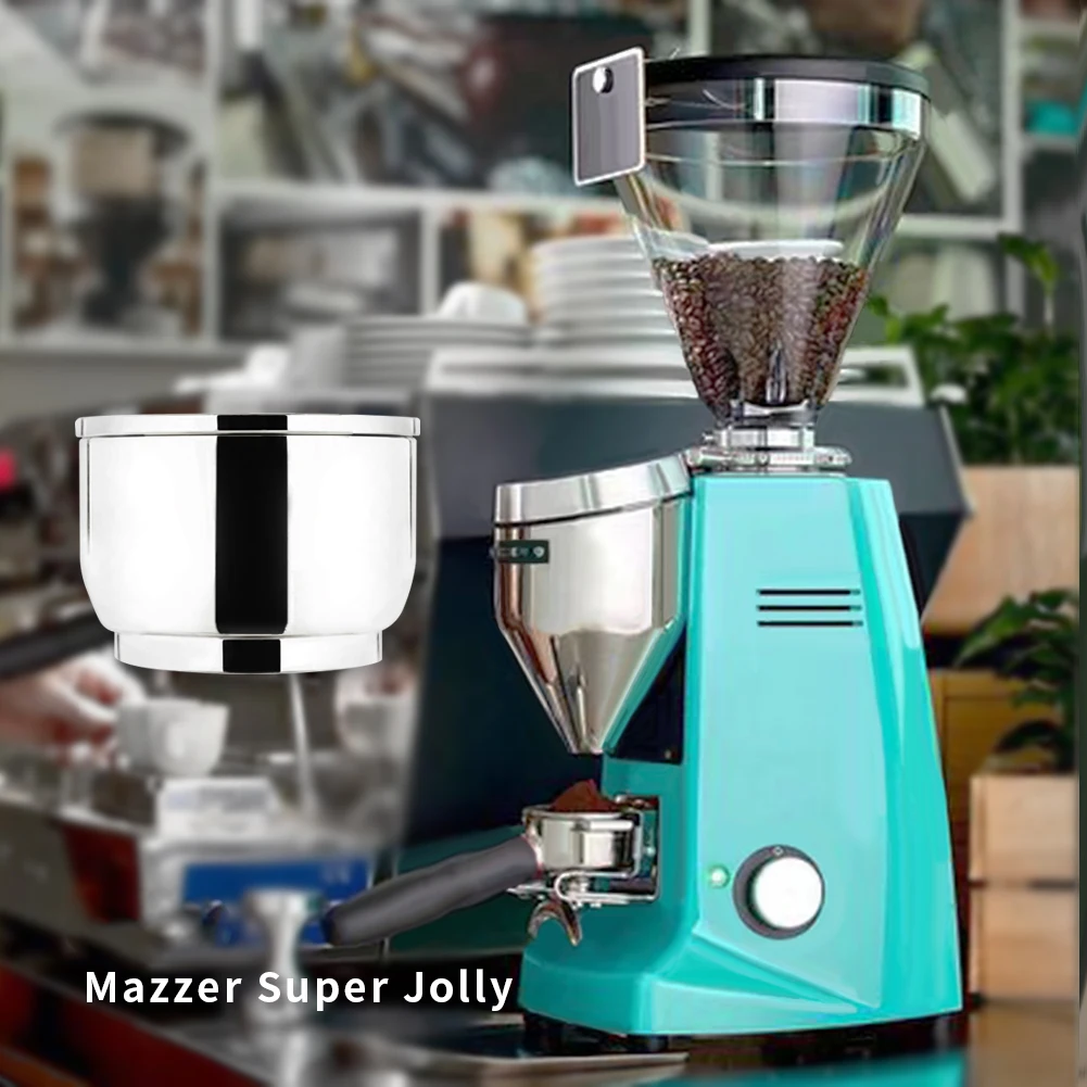 Penggiling kopi Hopper baja tahan karat, Hopper dosis tunggal