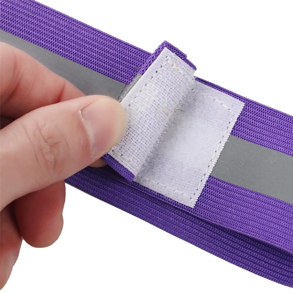 러닝 낚시 사이클링 반사 스트립, 야외 경고 손목 밴드, 자전거 안전 암밴드, 자전거 바인딩 바지, 핸드 레그 스트랩, 1 개