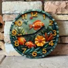 Silent Aluminum Wall Clock with Tropical Fish Design - Perfect for Bedroom & Valentine'S Day Decor Wall Clock Modern Design 2