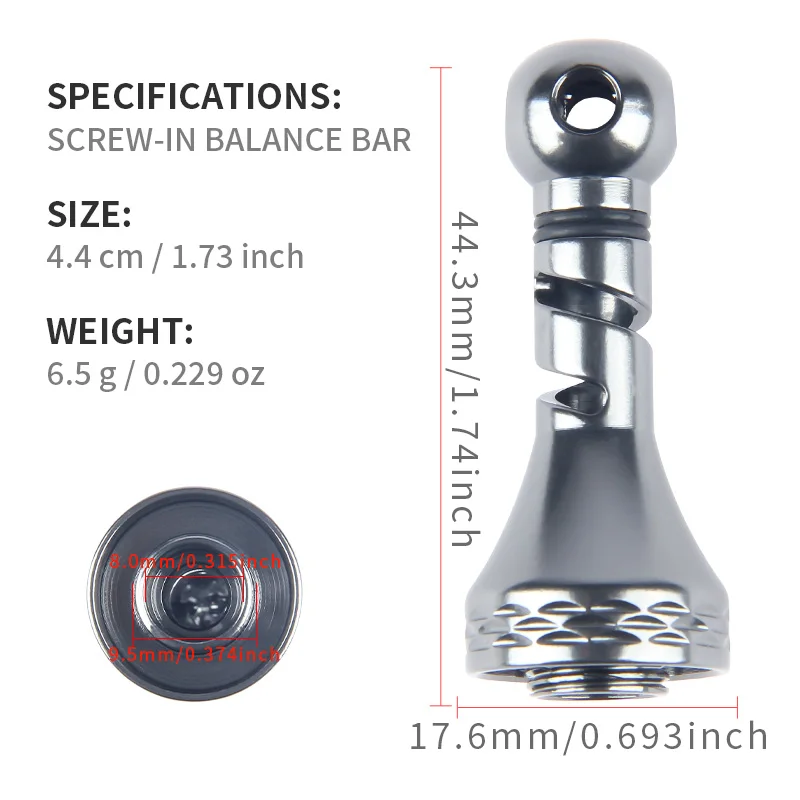 HAUT TON 1 Stück verbesserte Universal-Spinnrollenständer schützen Balance Bar tragbare und korrosionsbeständige Orte Haken mit Köder – Detail 8