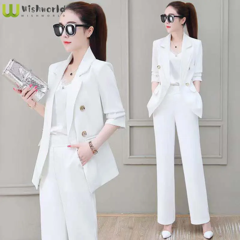 

Professional Suit Women's Spring 2022 New Style Temperament Suit Fashion Suit Foreign Style Two-piece Suit Women