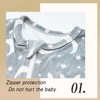 Rainbow Print Cotton Baby Rompers Boys Girls Full Sleeve Pajamas Autumn Spring Infant Cartoon Jumpsuit Foot-wrapped For Newborn 3