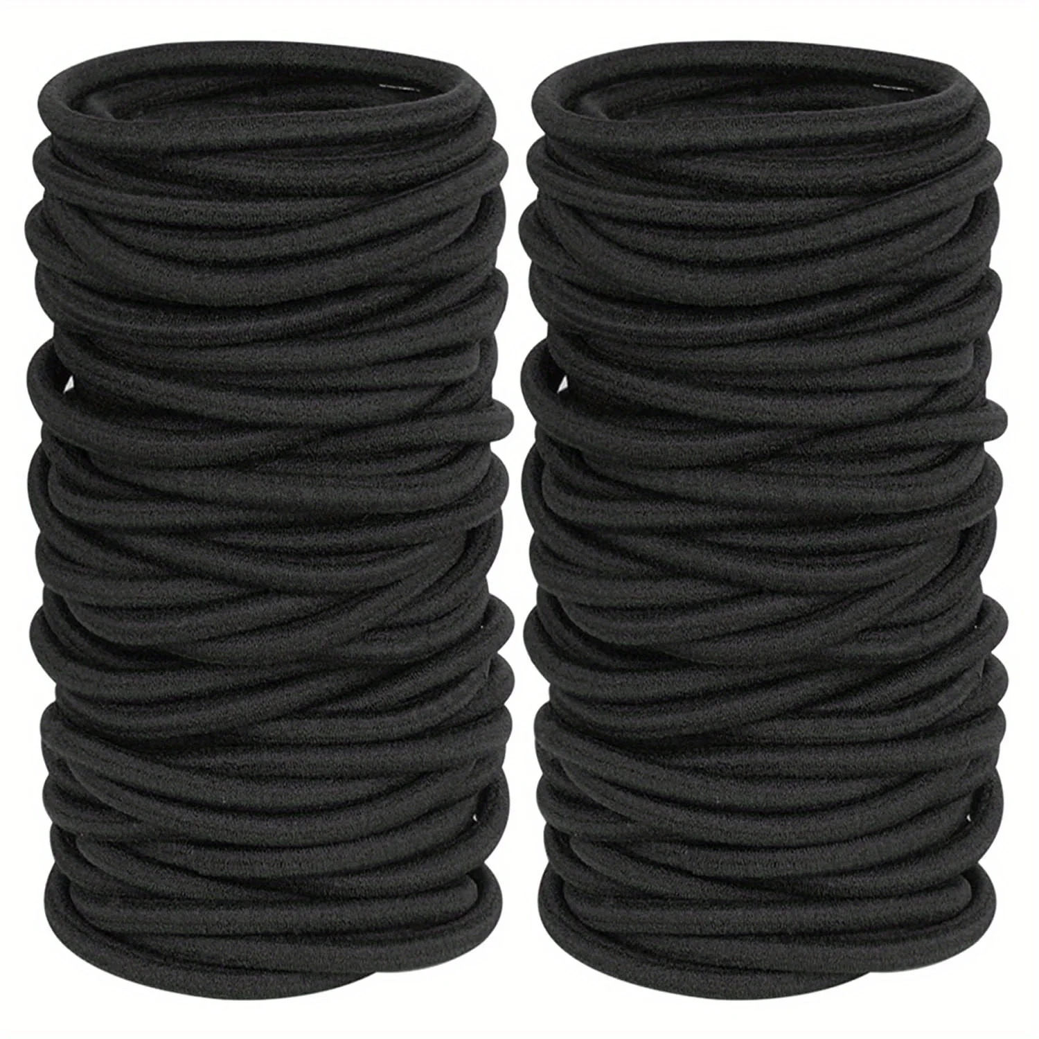 20/30/50/100 Stück Damen-Haaraccessoires, Schwarze Einfache Mädchen-Haargummis, Langlebige Haarringe, Lässige Pferdeschwanz-Haarschleifen